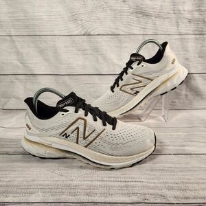 New Balance Fresh Foam X 860v13 Women Size 8 Running Shoes Cream Gold W860U13